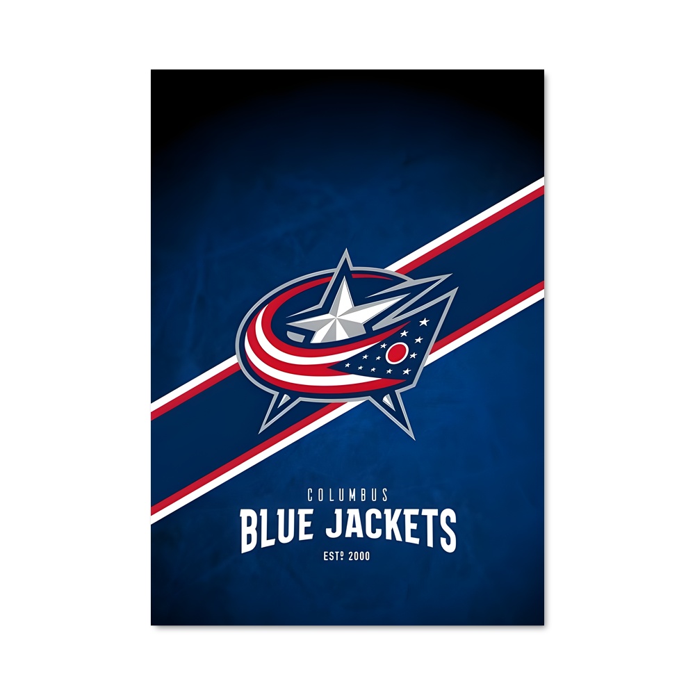 Poster Columbus blue